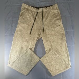 Nike Dri Fit Therma Fit Sweatpants Men's XL Gray Fleece Gym Joggers 932253-071